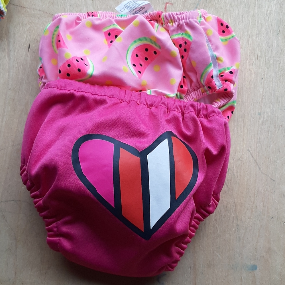 3 Swim cloth diapers & covers